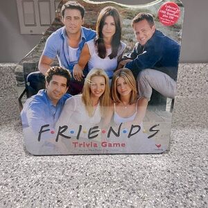 FRIENDS Trivia Game Book - White with Blue Accents. Factory Sealed.